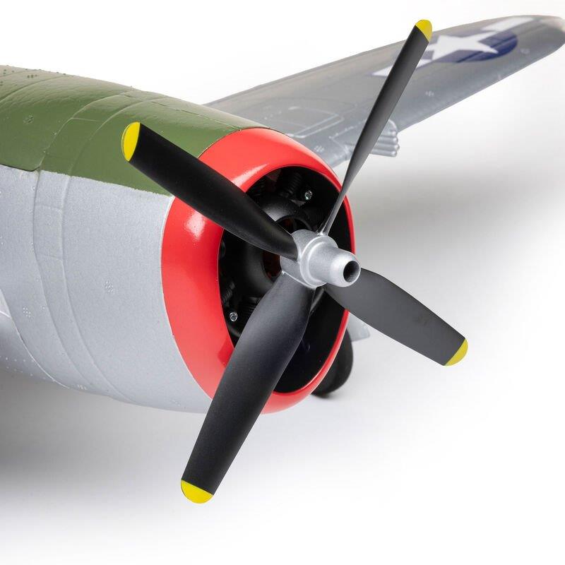 E-flite Micro P-47 Thunderbolt 625mm BNF Basic with AS3X+ and SAFE Select - 35
