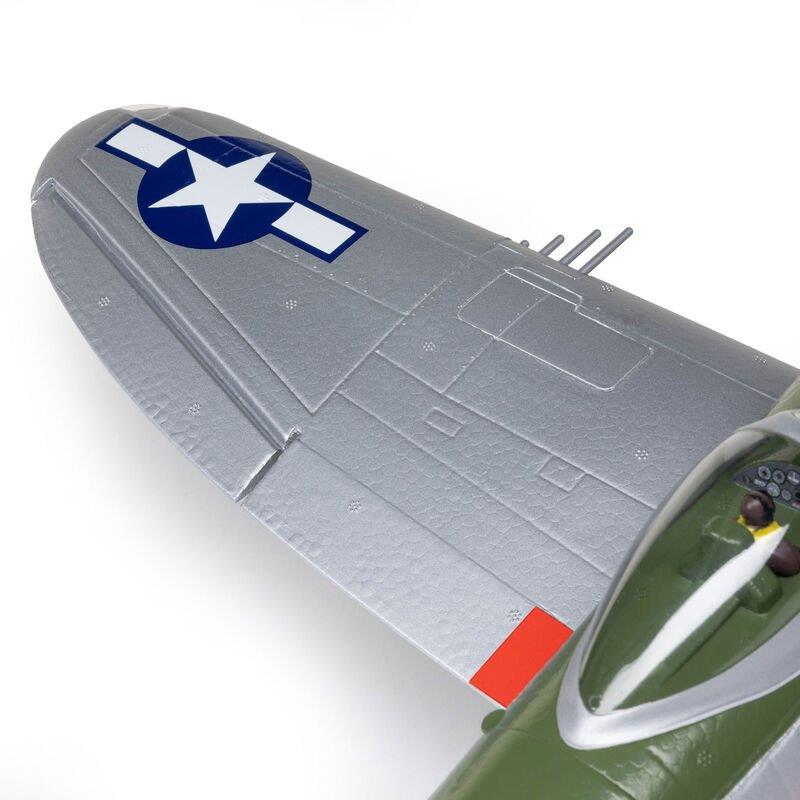 E-flite Micro P-47 Thunderbolt 625mm BNF Basic with AS3X+ and SAFE Select - 32