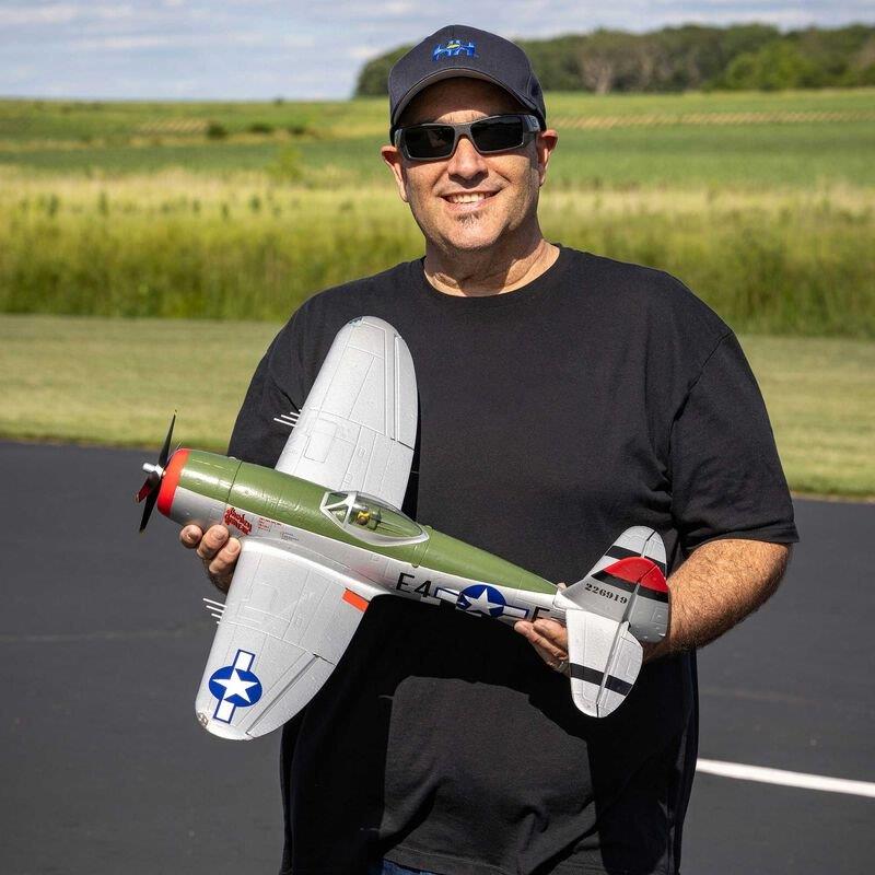 E-flite Micro P-47 Thunderbolt 625mm BNF Basic with AS3X+ and SAFE Select - 4