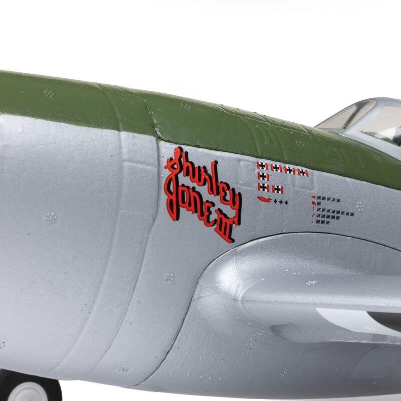 E-flite Micro P-47 Thunderbolt 625mm BNF Basic with AS3X+ and SAFE Select - 36