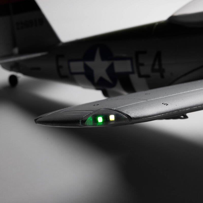 E-flite Micro P-47 Thunderbolt 625mm BNF Basic with AS3X+ and SAFE Select - 24