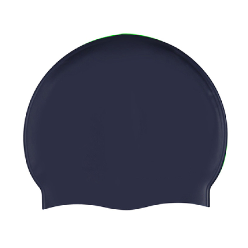 Silicone Swim Cap, Navy - No Logo