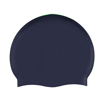 Silicone Swim Cap, Navy - No Logo