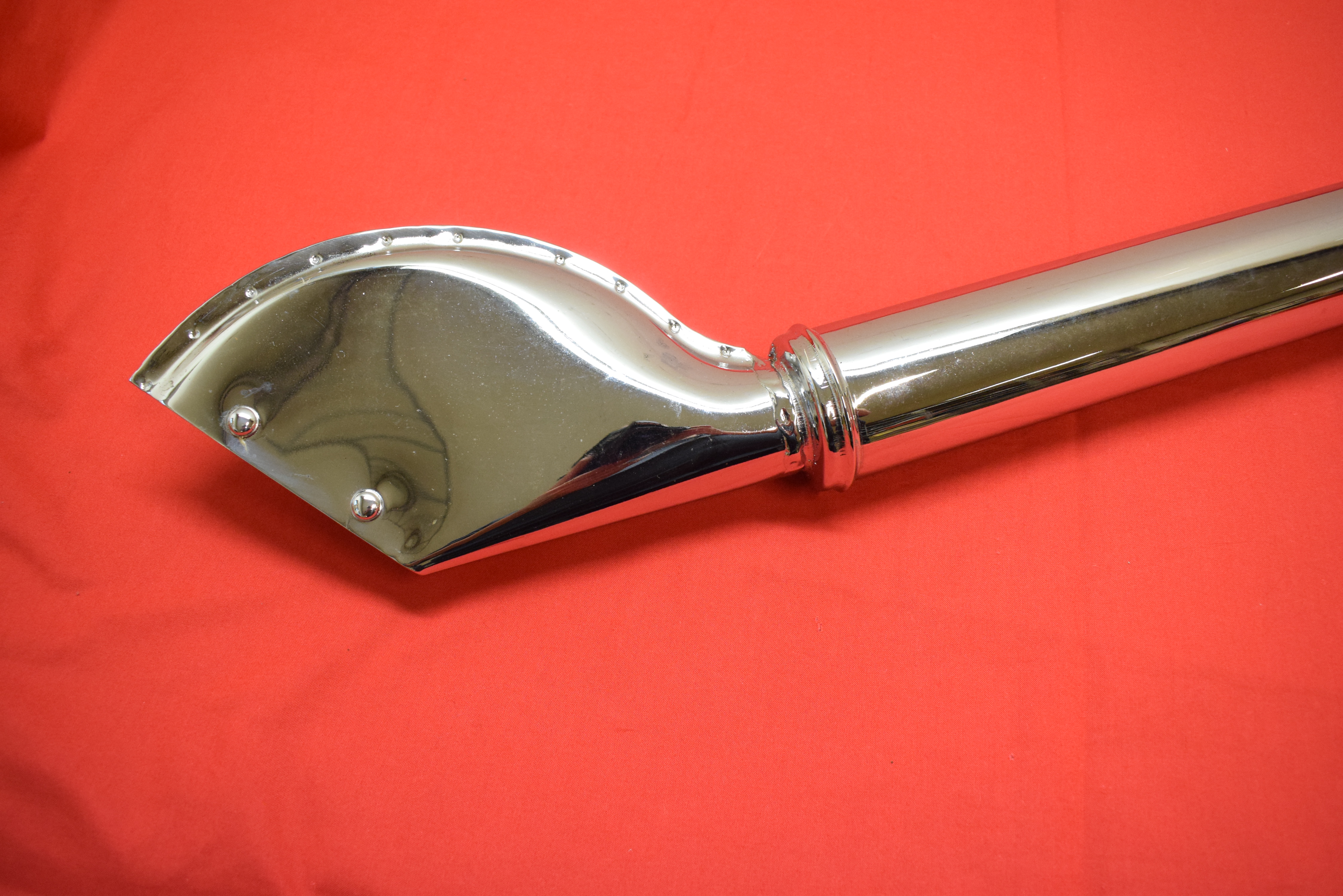 Exhaust Muffler 45" WL 1932-52 Chrome - 2