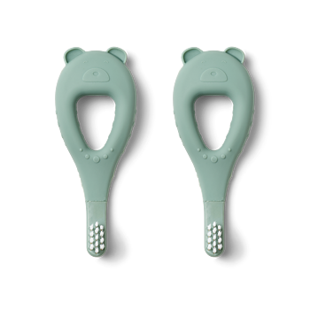 Janelle Bear Toothbrush 2-Pack Peppermint