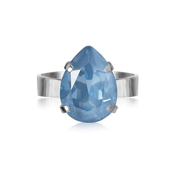 Caroline Svedbom Mini Drop ring rhodium denim ignite