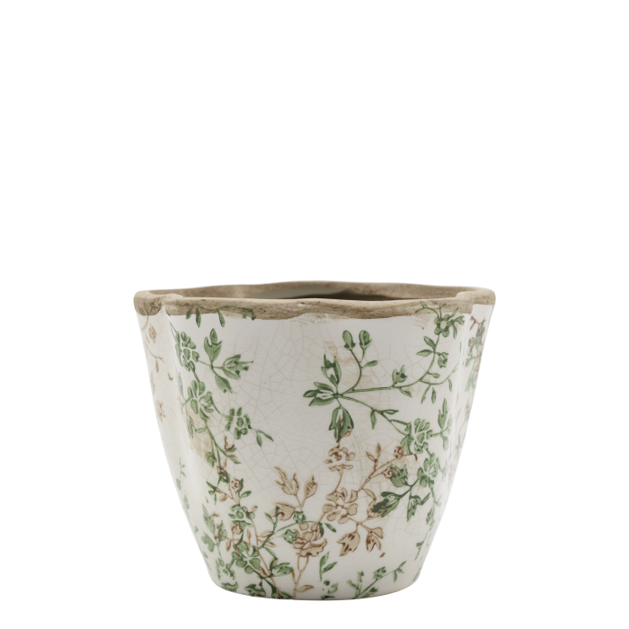 Kruka Grasse Med Grenmotiv - M - 2