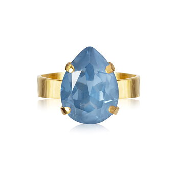 Caroline Svedbom Mini Drop ring guld denim ignite