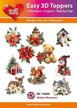 Easy 3D toppers - Winter Moments