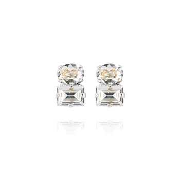 Caroline Svedbom Cleo studs rhodium
