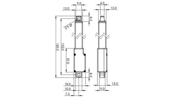 Hitec Linear Actuator HLS12-100100 - 4