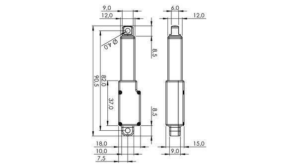 Hitec Linear Actuator HLS12-30210 - 4