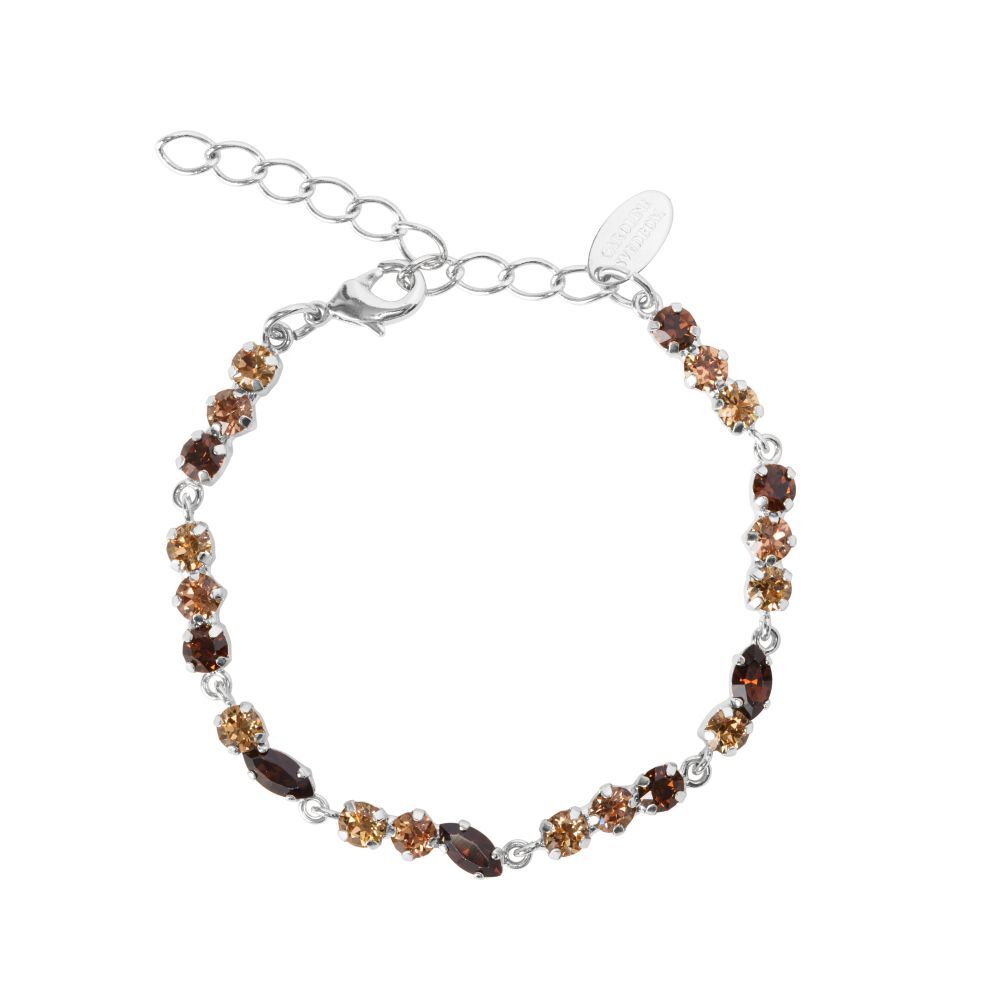 Caroline Svedbom Alelia armband rhodium topaz combo