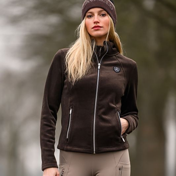 CAVALLO STAND-UP COLLAR JACKET CAVALDETTA - CAFÉ NOIR (BROWN)