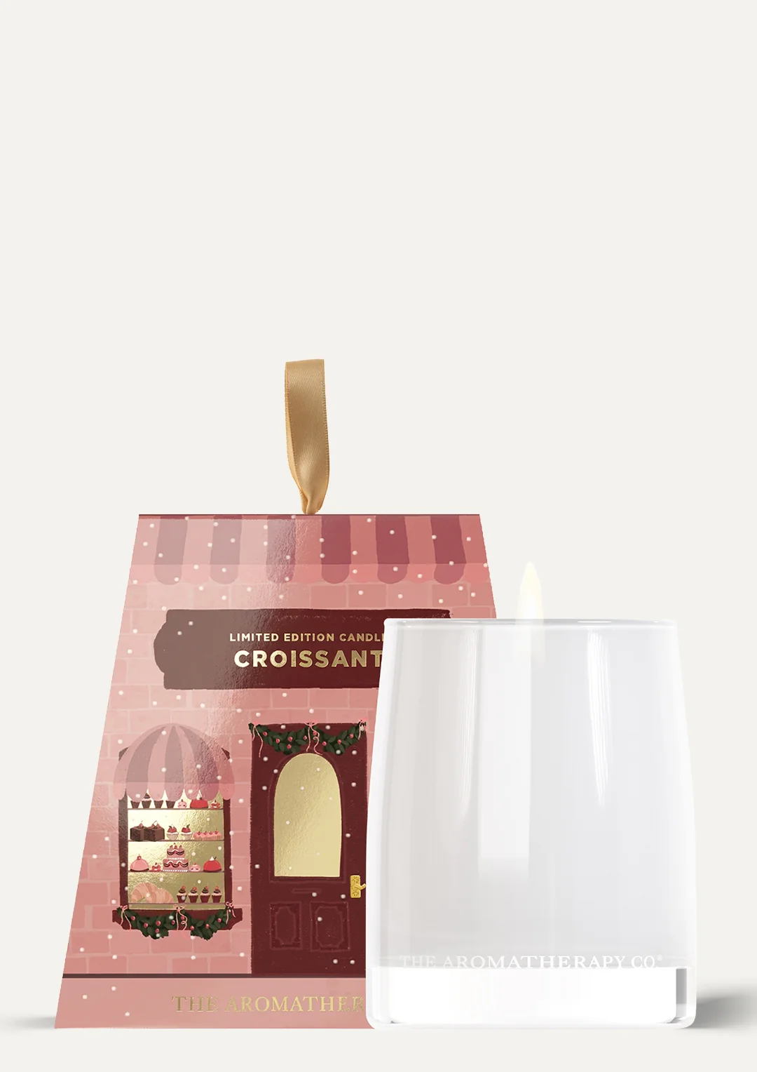The Aroma Therapy Limited Edition Croissant Candle 80 gr