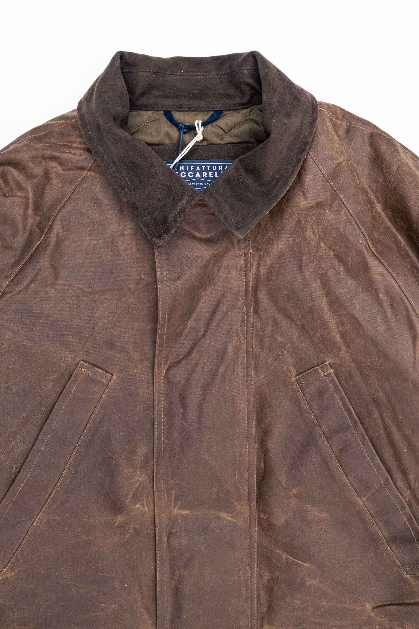 Manifattura Ceccarelli - 7051-WX Caban Jacket Dark Tan - 3