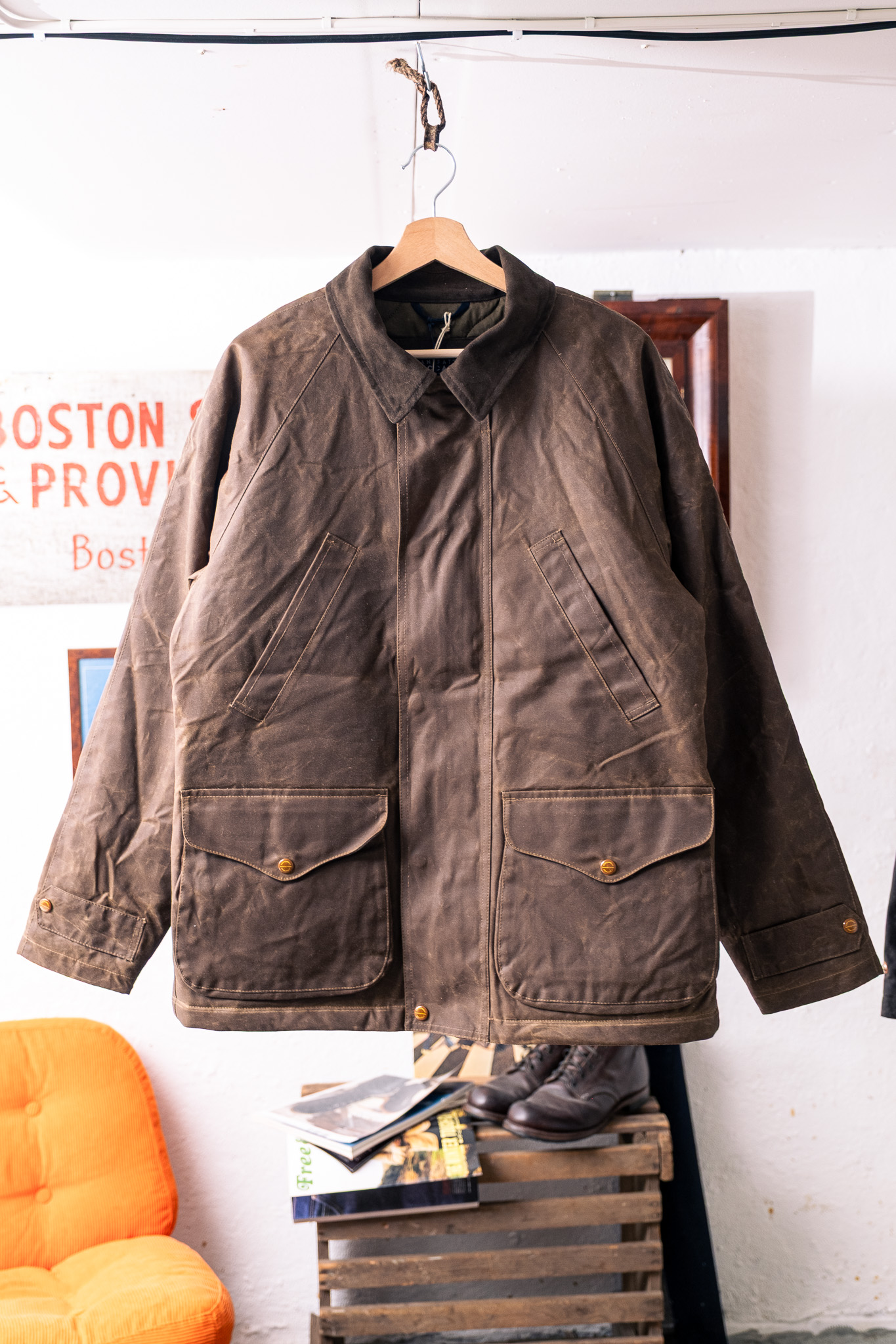 Manifattura Ceccarelli - 7051-WX Caban Jacket Dark Tan