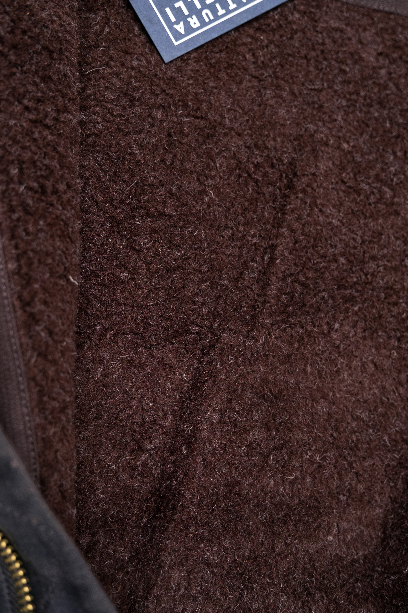 Manifattura Ceccarelli - 7096-WX Teddy Lined Weekender Coat Chocolate - 11