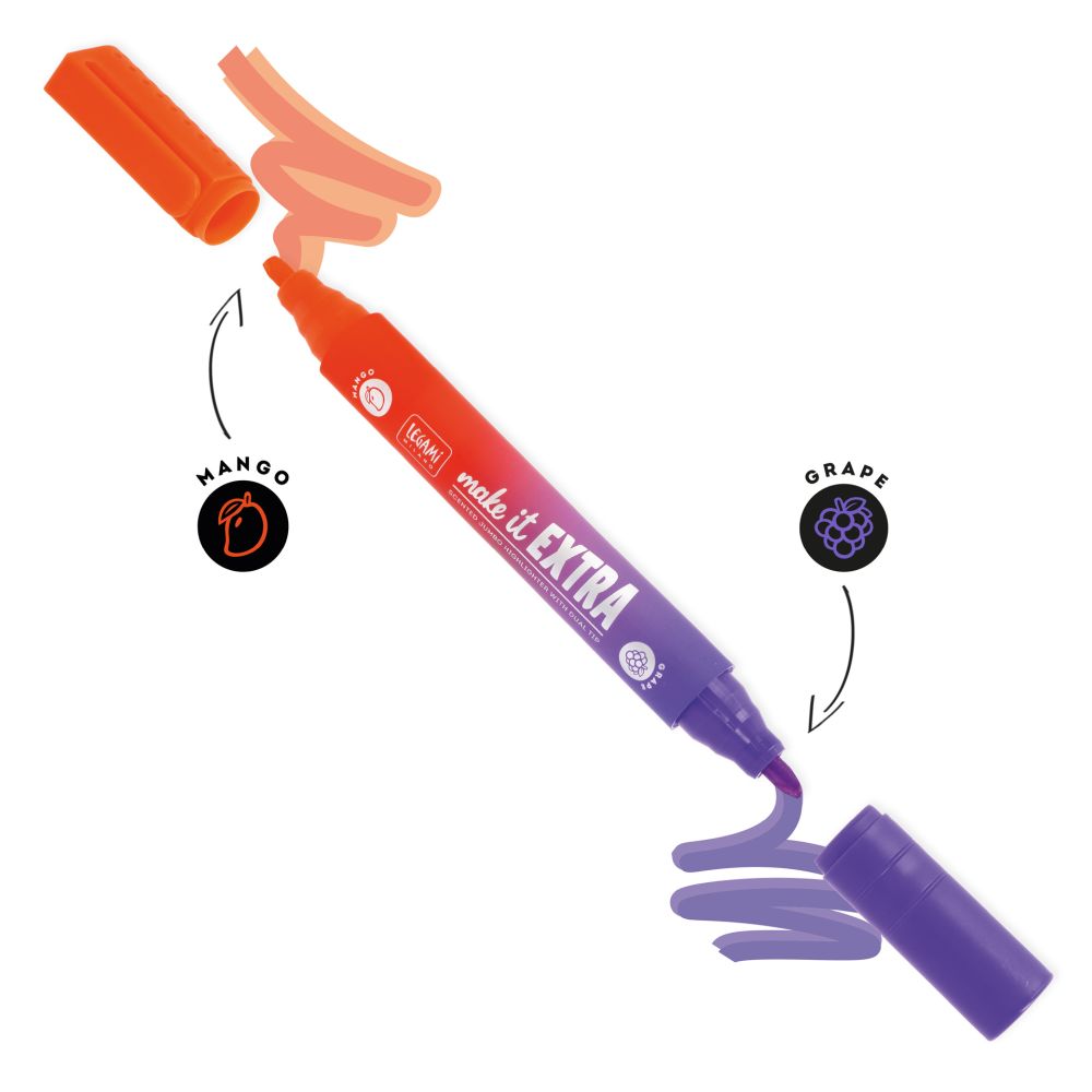Make it extra, Orange+Purple, Duftende Jumbo Highlighter - 3