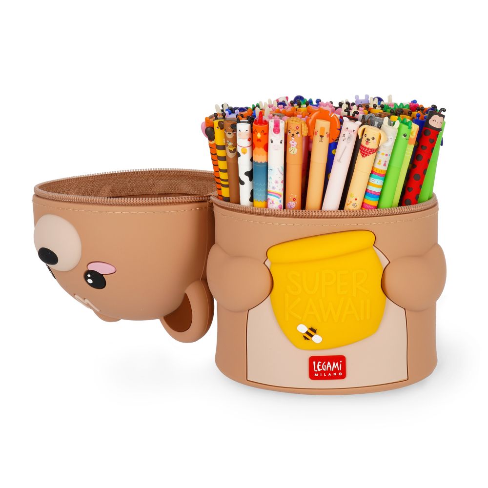 Super Kawaii Penholder, Teddy Bear - 6