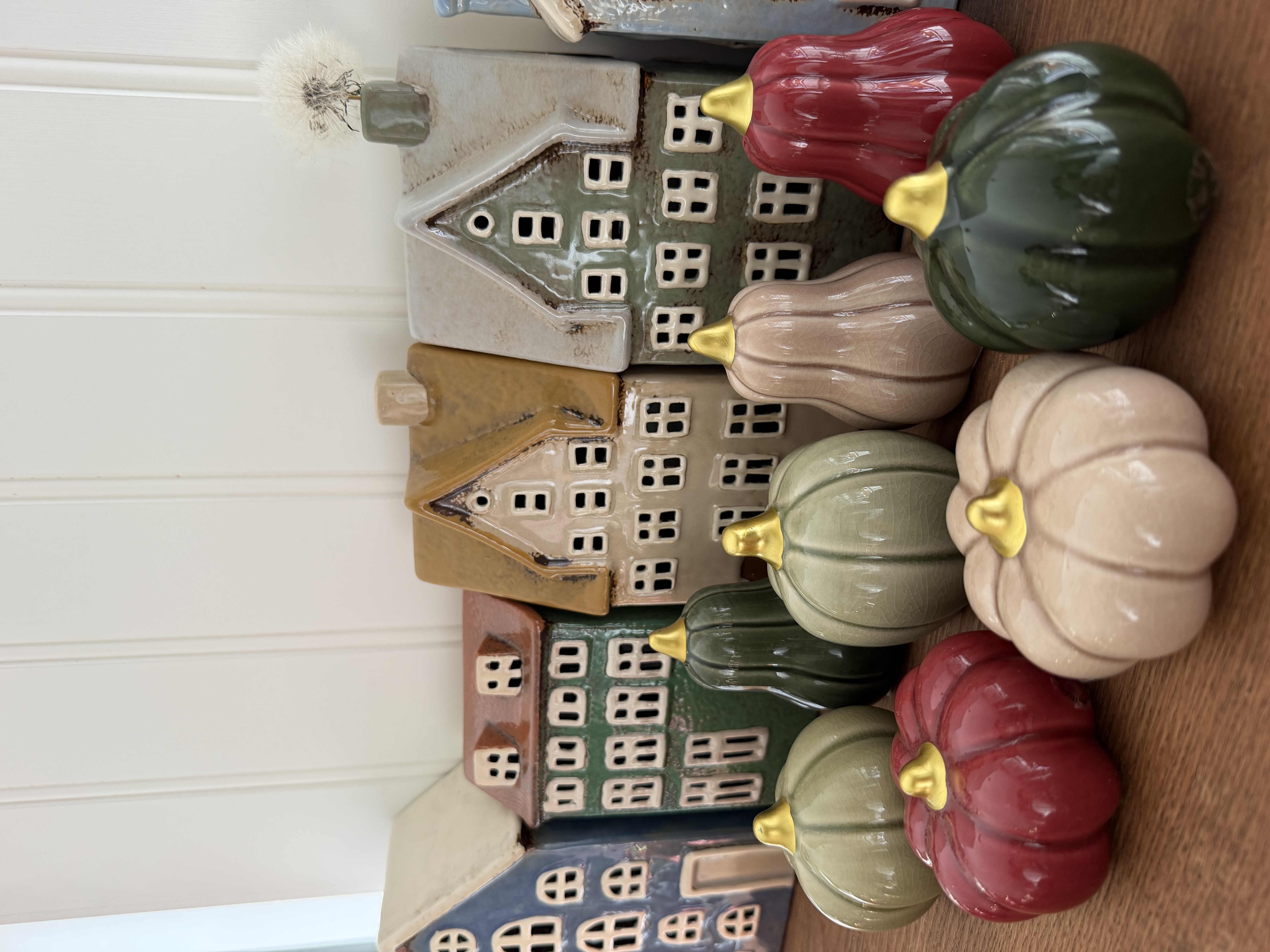 Pumpor, färgglada
