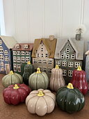 Pumpor, färgglada