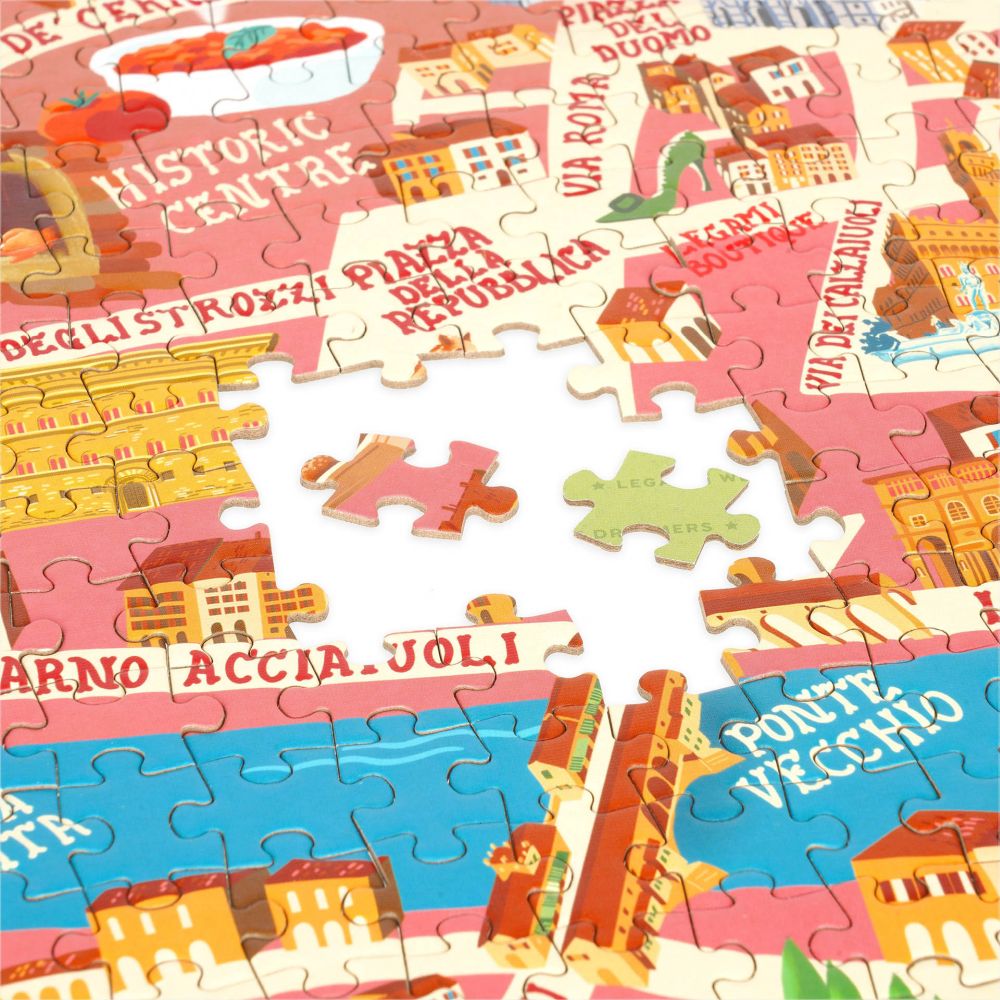 Firenze (Florens), 1000-bitarspussel - 3