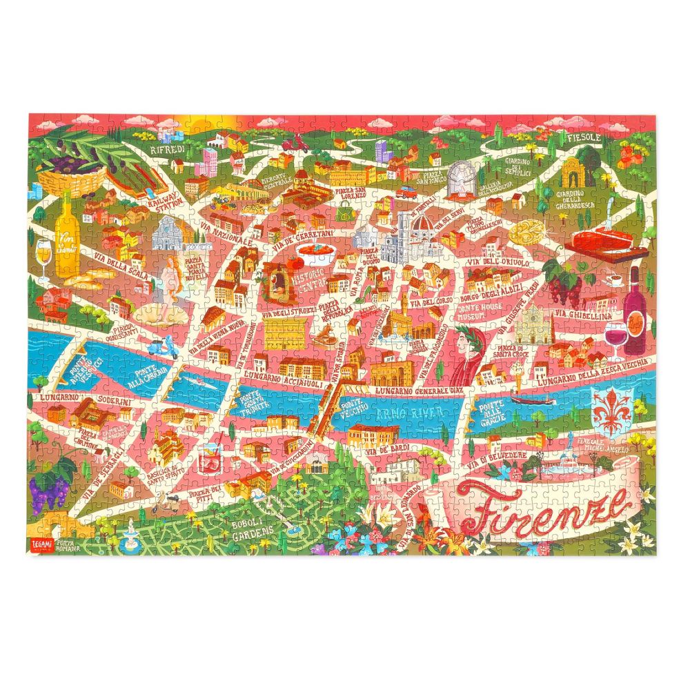 Firenze (Florens), 1000-bitarspussel