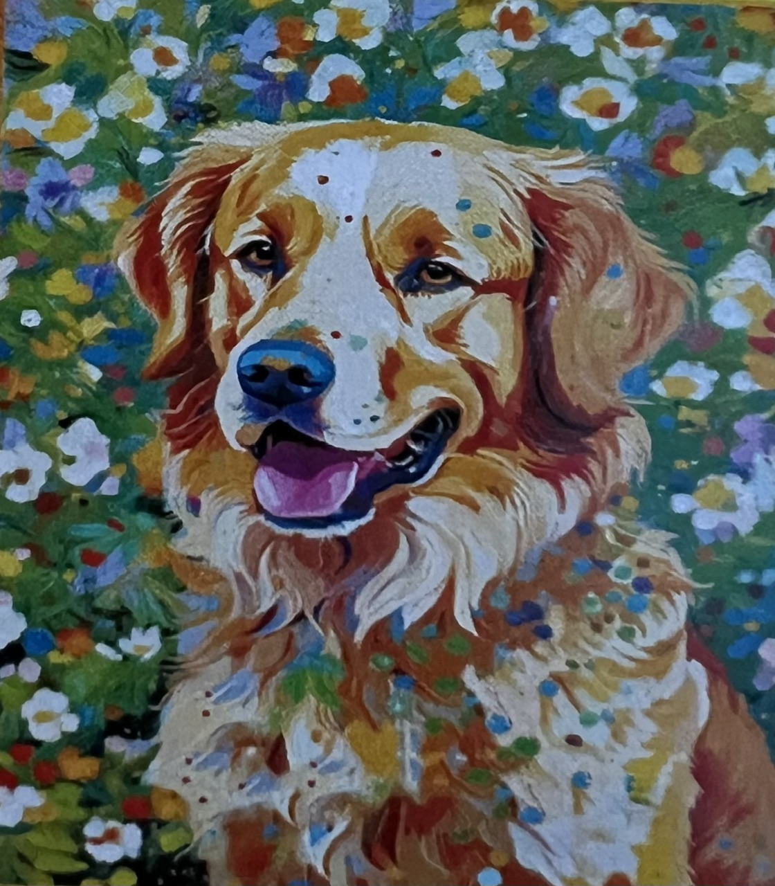 Färgstark Golden, Noessa, Diamond Painting