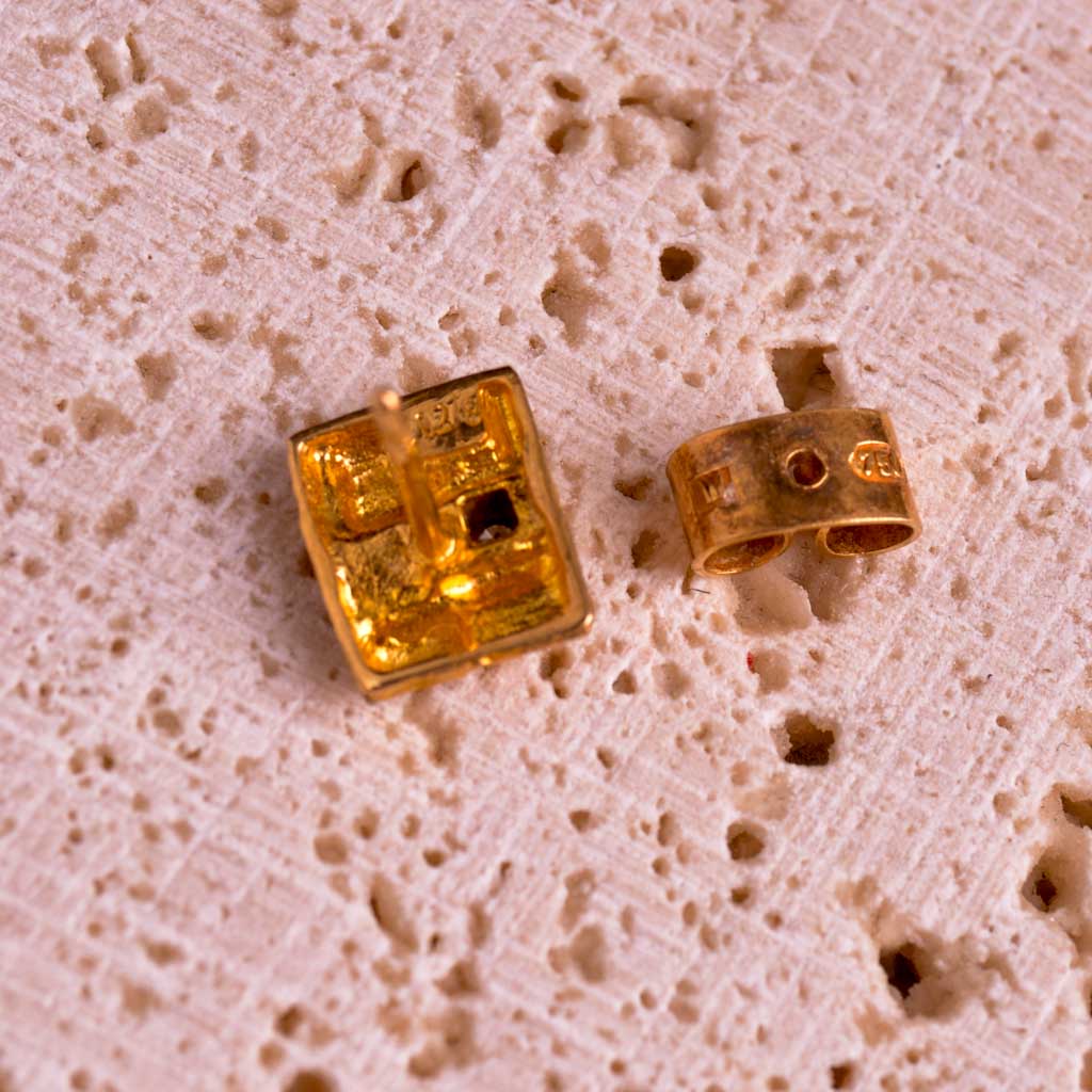 Guldörhängen Lapponia Thai, 18k guld, Vintage - 5