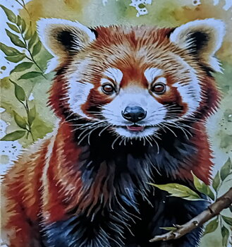 Tvättbjörn i Skogen, Noessa Diamond Painting