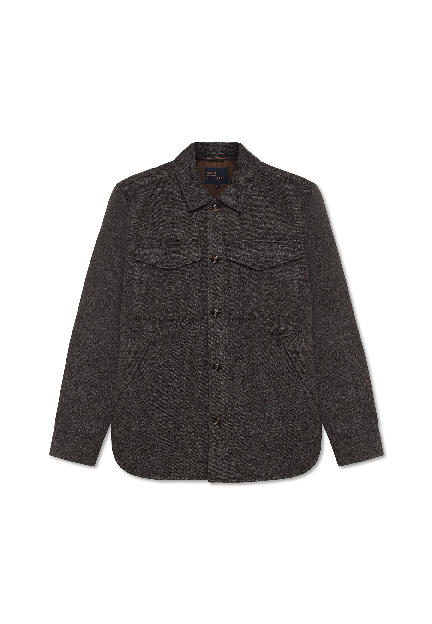 Signal - Pablo Wool Overshirt - Brown Coffee