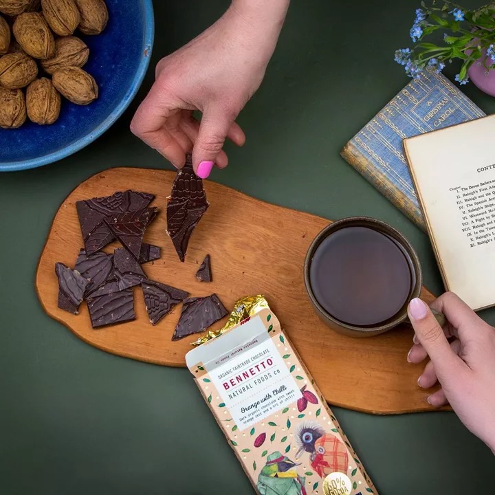 Chokladkaka 60%, Apelsin & Chili - Bennetto - 3