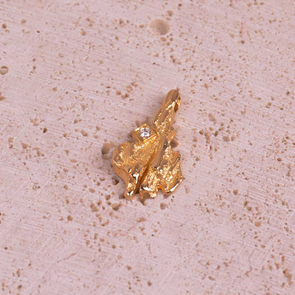 Guldhänge Norrsken/Sarek-stil 18k, Vintage - 4