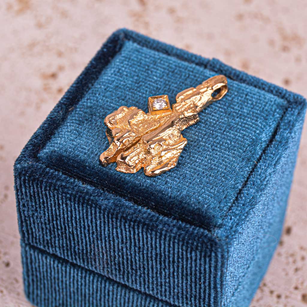 Guldhänge Norrsken/Sarek-stil 18k, Vintage - 5