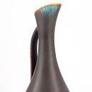 Gunnar Nylund (ARB 1950s) Brown and Turquoise Handle Vase 26 cm (2)