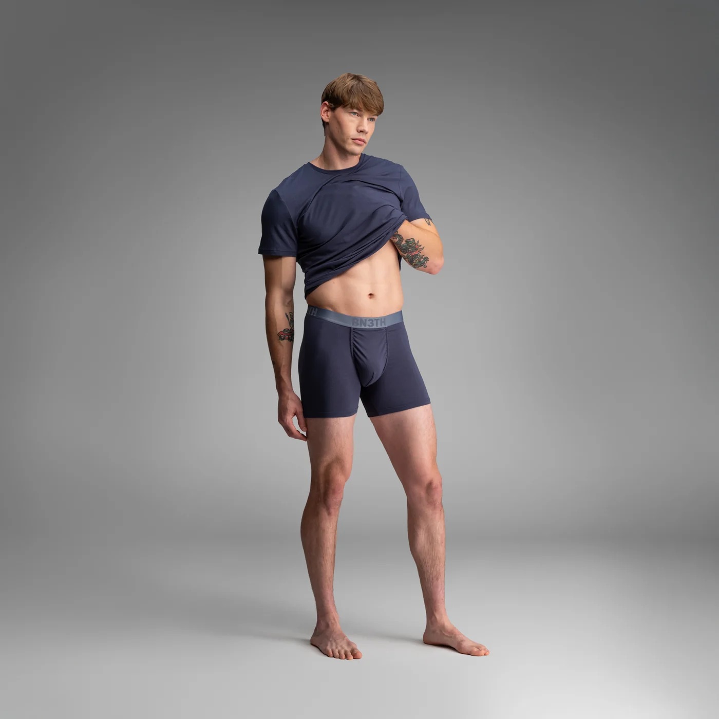 CLASSIC ESSENTIALS BOXER BRIEF SOLID - MIDNIGHT NAVY 3 PACK - 6