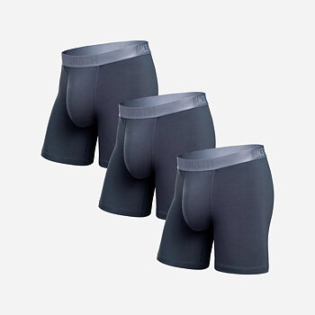 CLASSIC ESSENTIALS BOXER BRIEF SOLID - MIDNIGHT NAVY 3 PACK