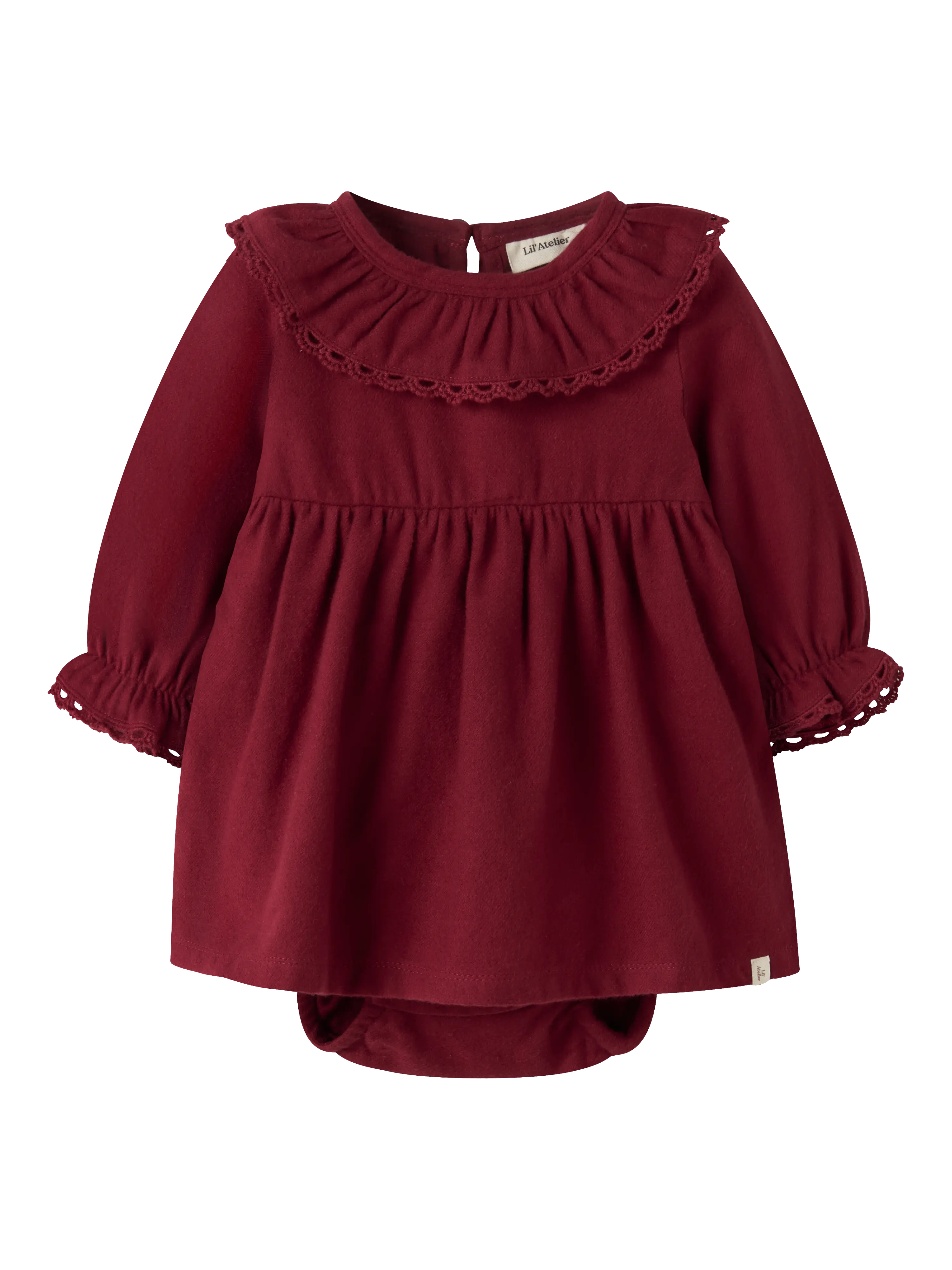 NBFRENRIK LS LOOSE BODY DRESS LIL Biking Red