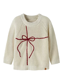 NMNEMLEN MIO LS KNIT LIL Turtledove
