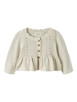 NBFRAMLA RIR LS SHORT KNIT CARD LIL Turtledove