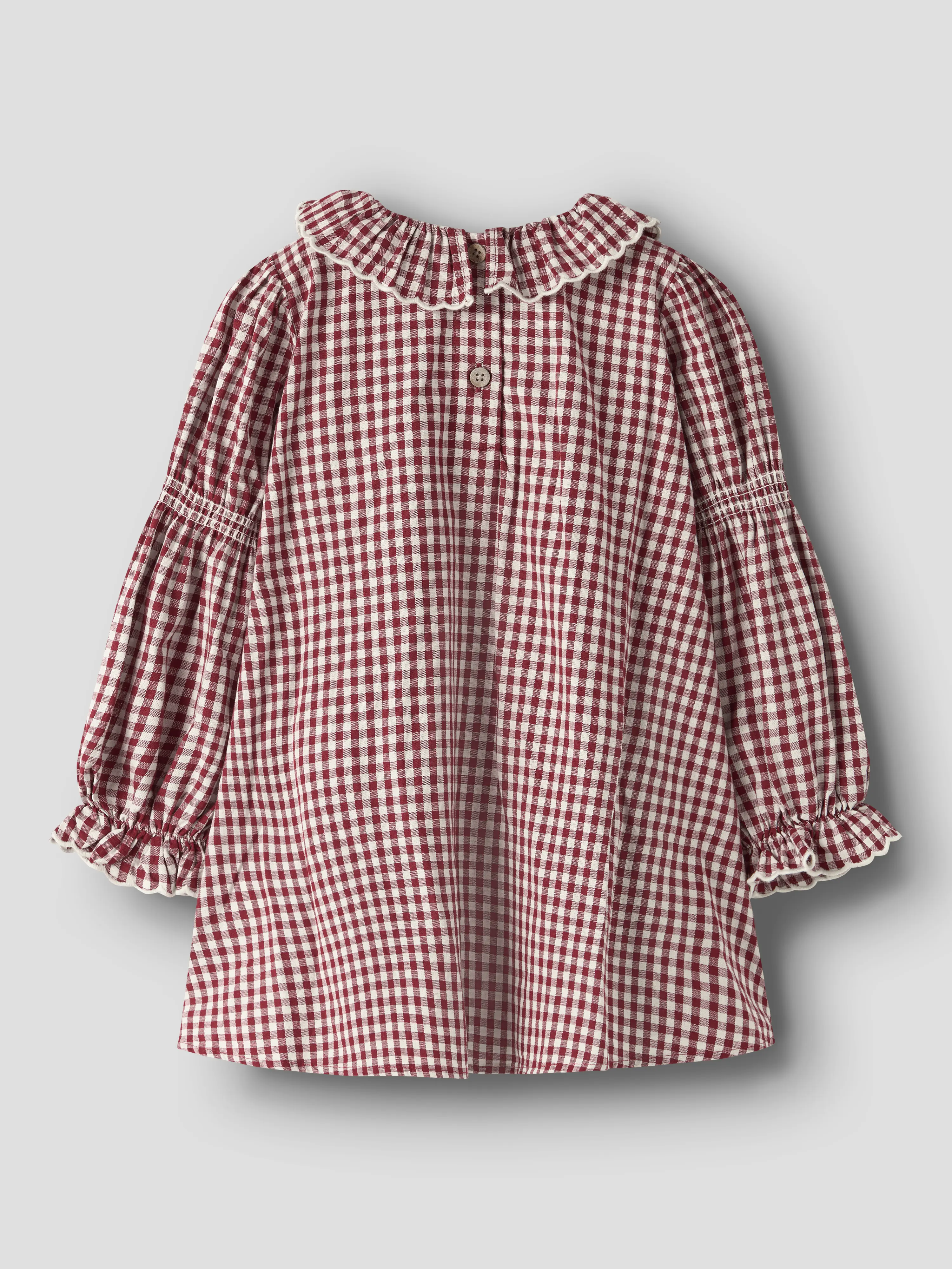 NMFROANNE LS LOOSE DRESS LIL Biking Red - 3