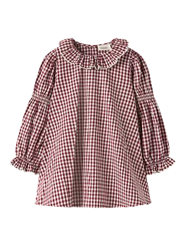 NMFROANNE LS LOOSE DRESS LIL Biking Red