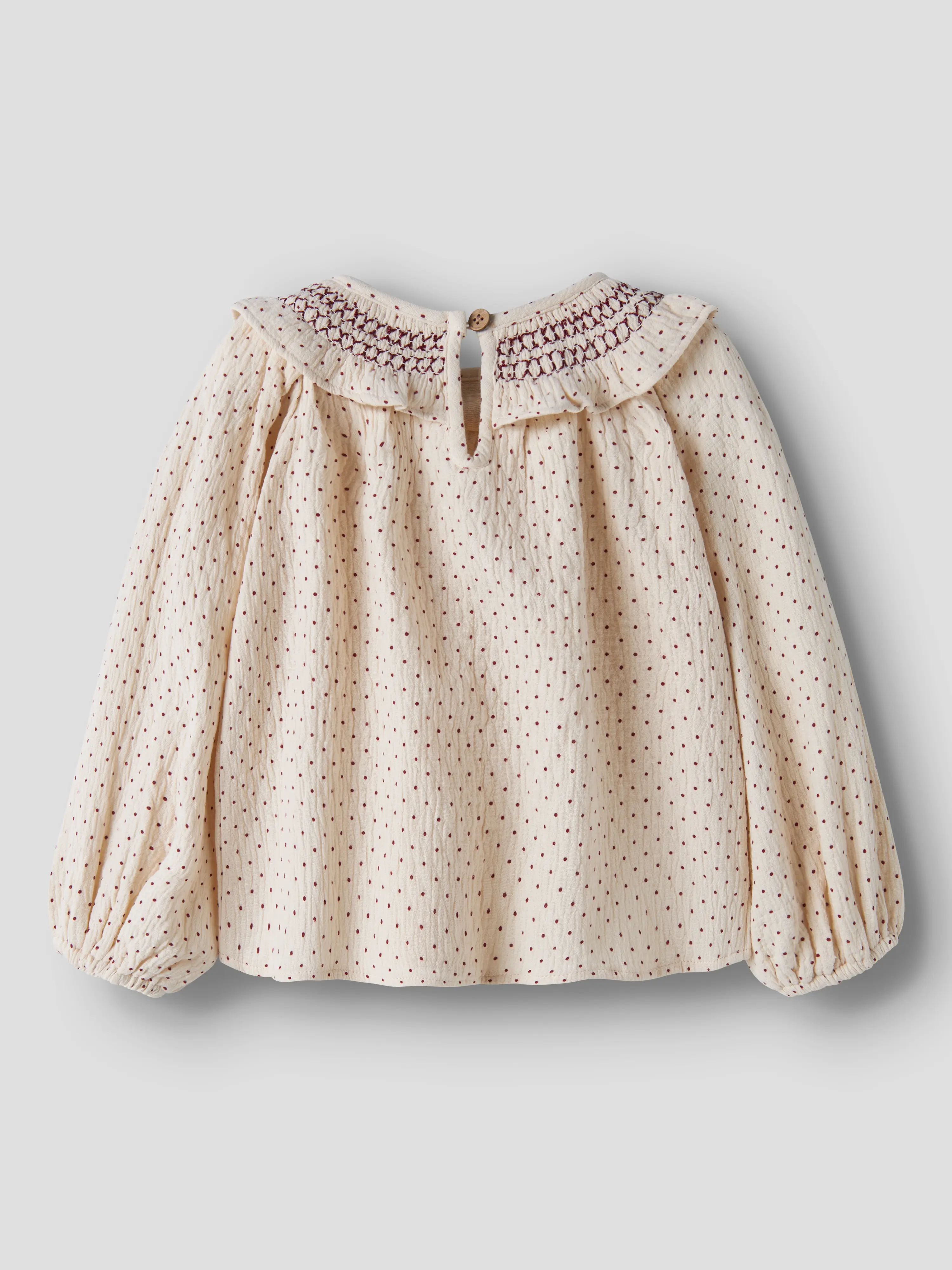 NMFROA LS LOOSE SHIRT LIL Turtledove - 3
