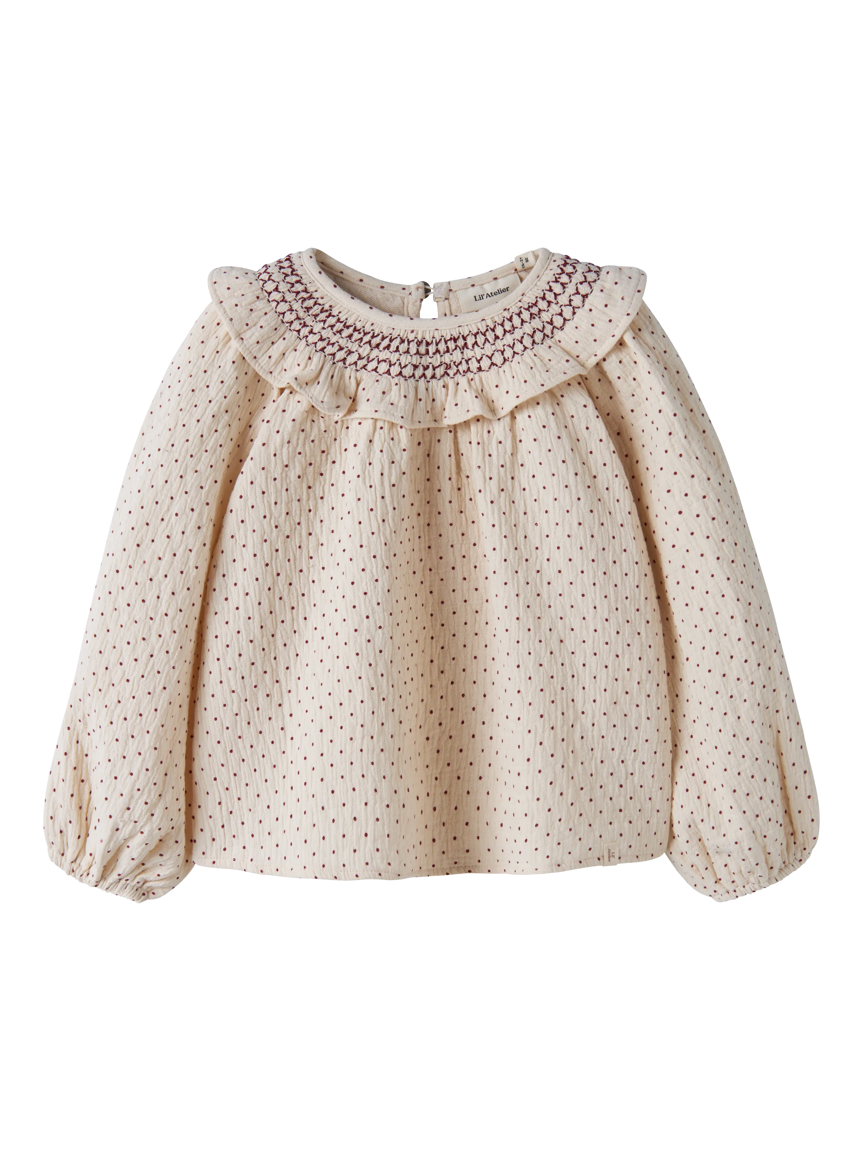 NMFROA LS LOOSE SHIRT LIL Turtledove