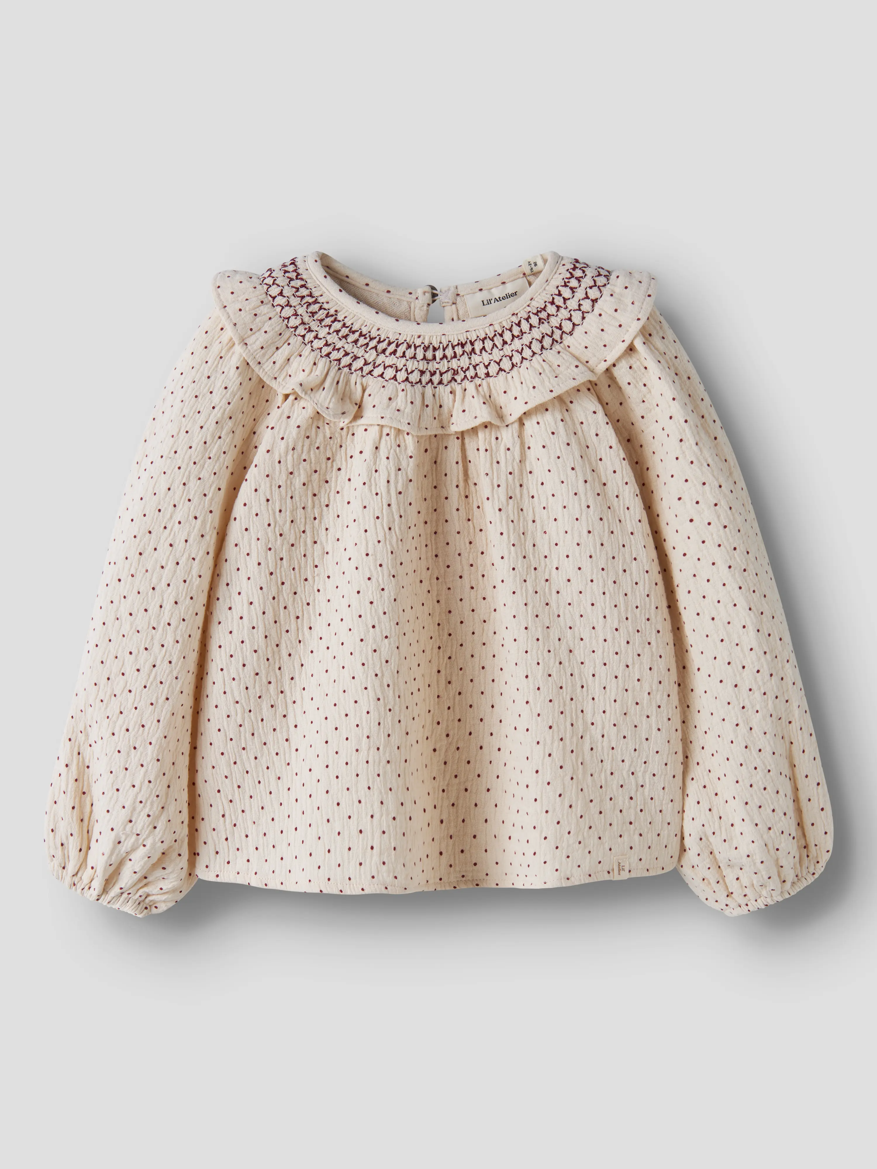 NMFROA LS LOOSE SHIRT LIL Turtledove - 2