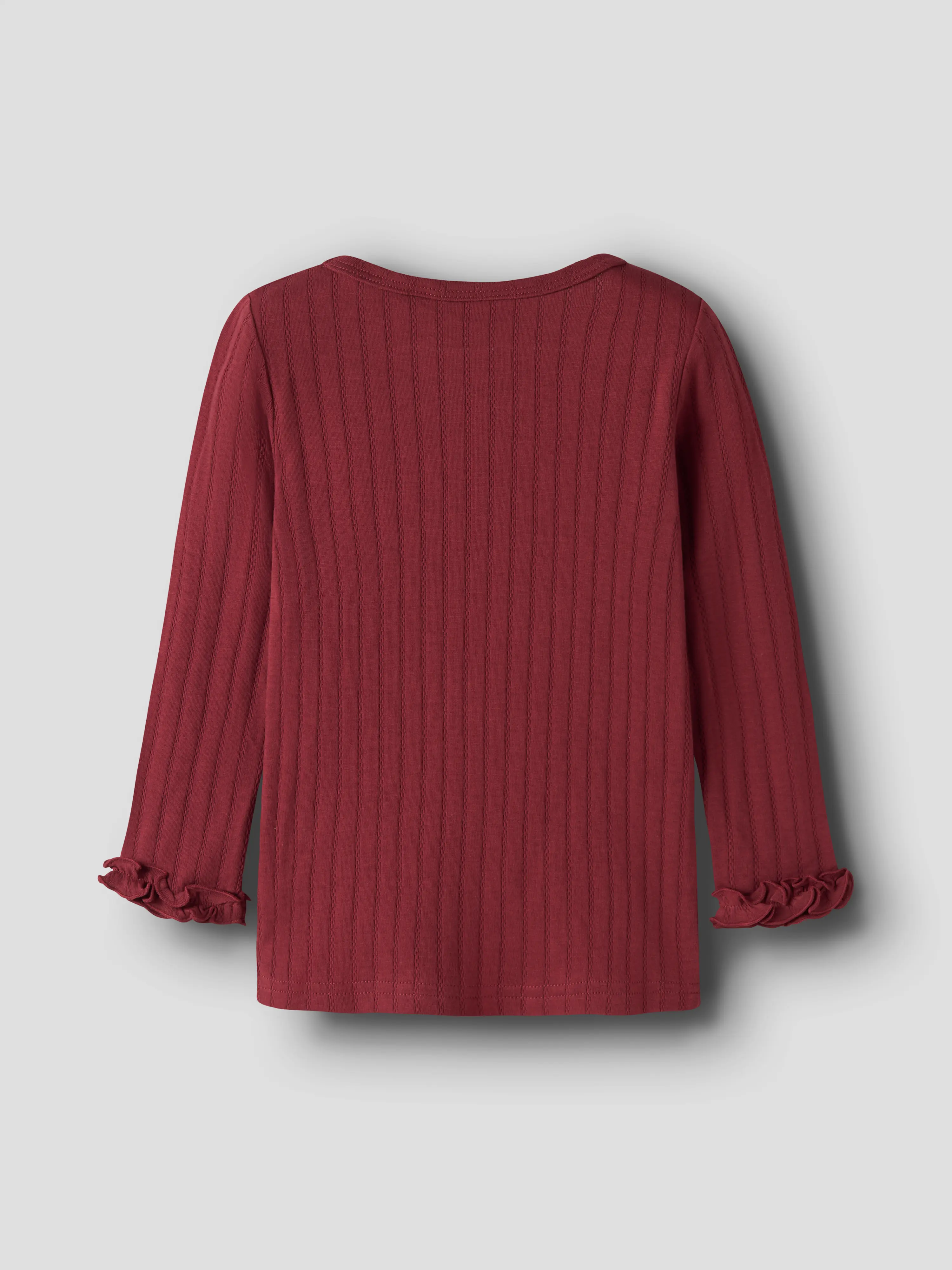 NMFRIVER LS SLIM TOP LIL Biking Red - 3