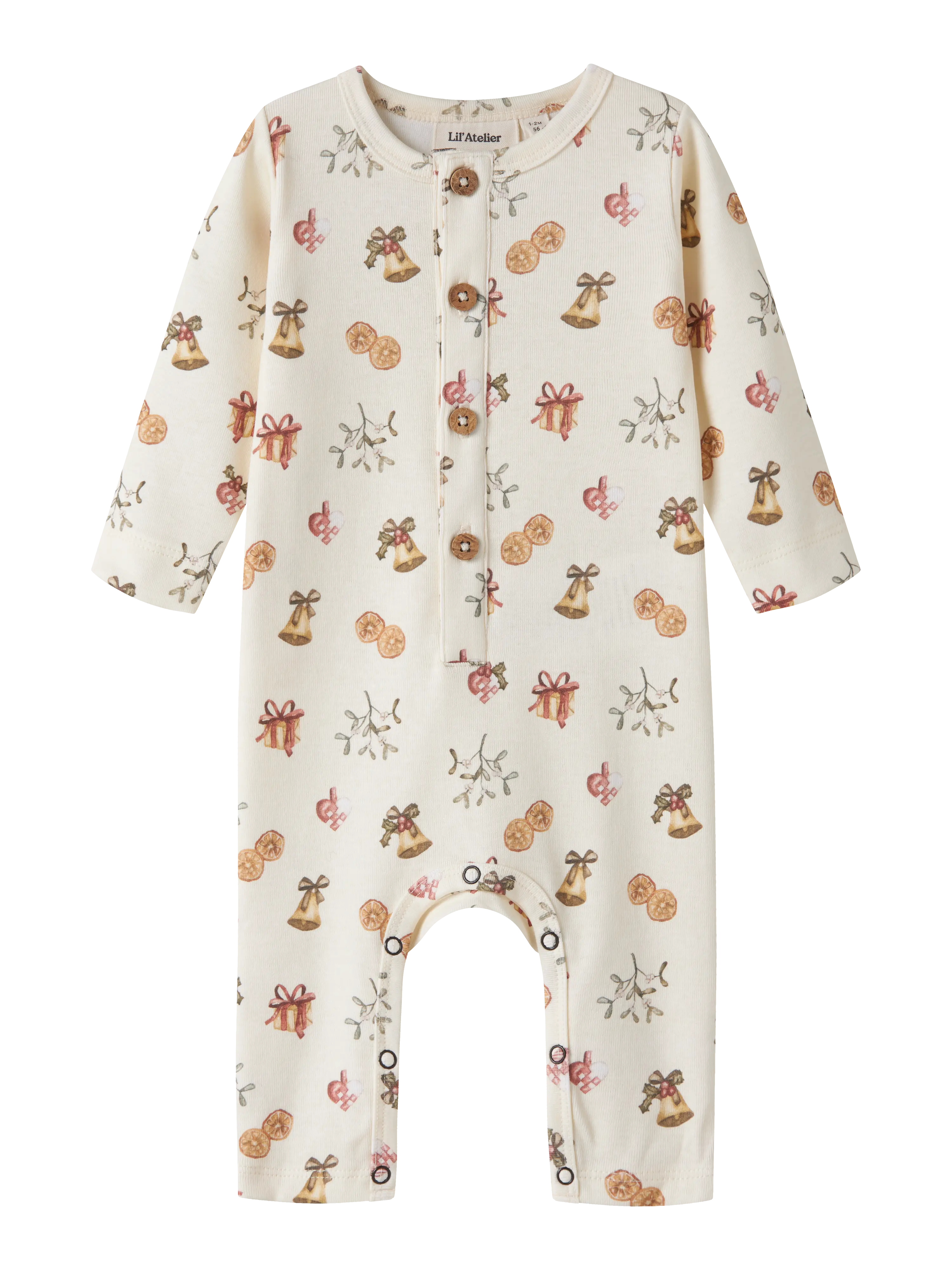 NBNLAYO GIP LS SLIM SUIT LIL Turtledove OLD CHRISTMAS - 4