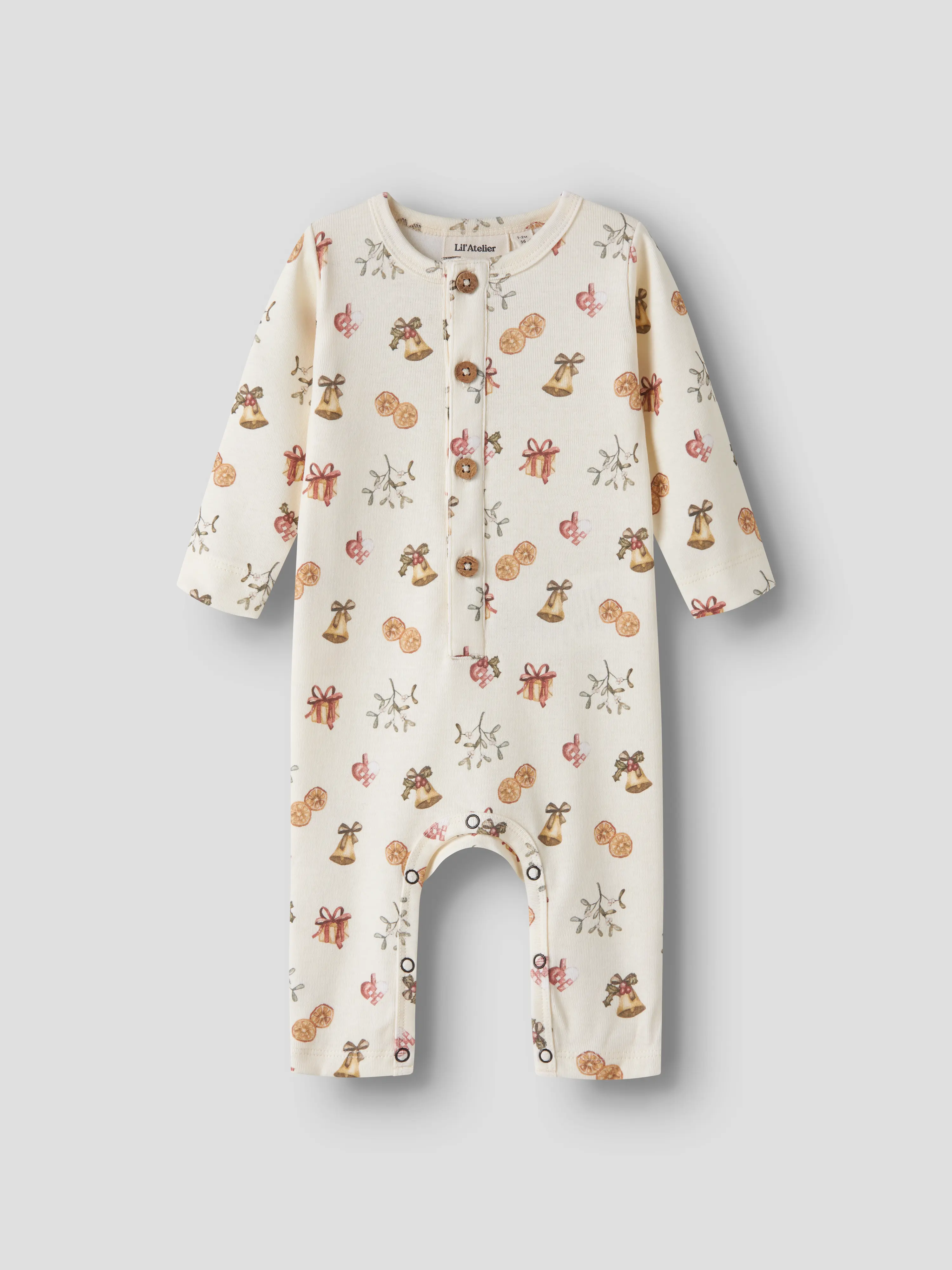 NBNLAYO GIP LS SLIM SUIT LIL Turtledove OLD CHRISTMAS