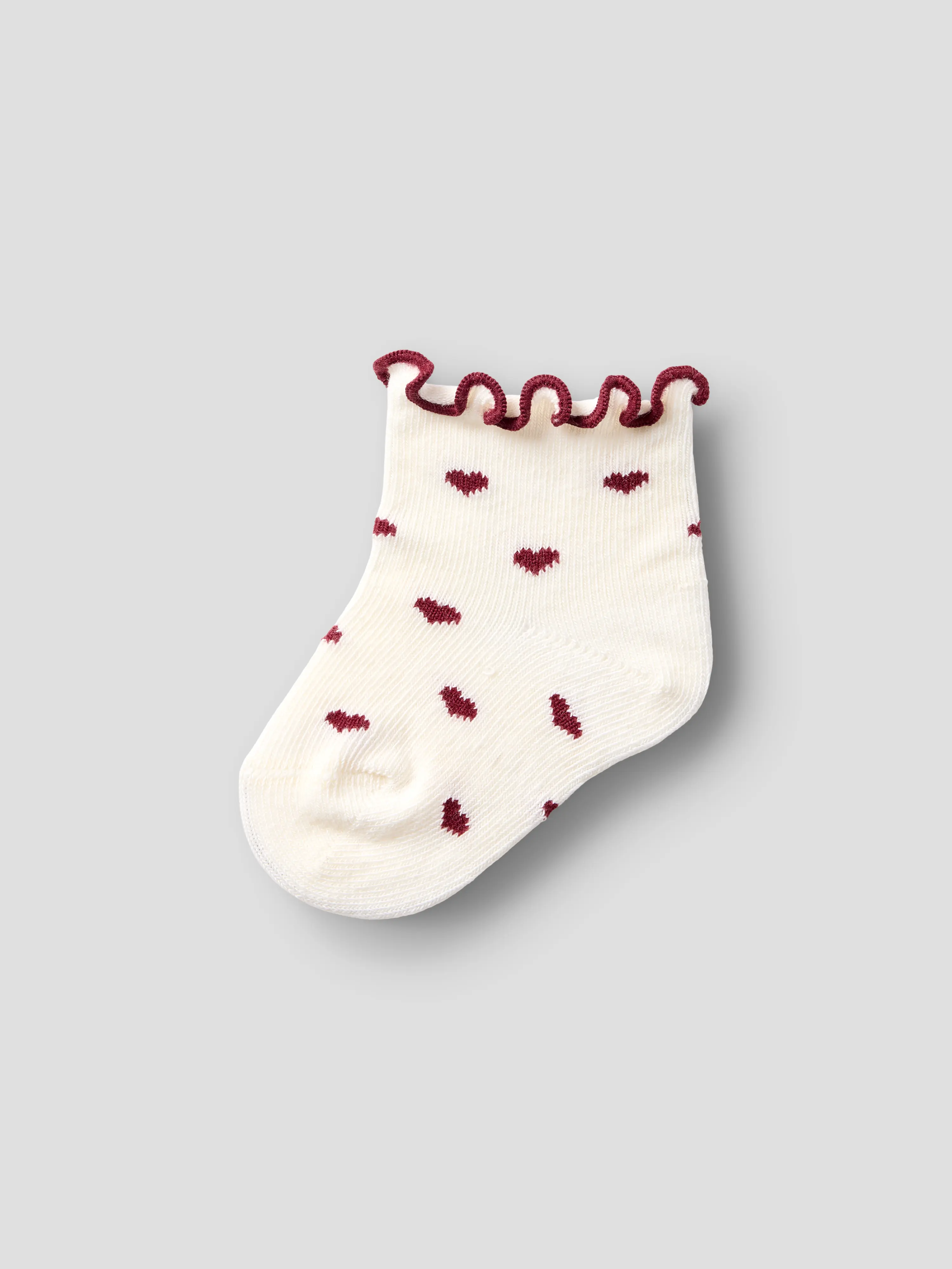 NBFROSITA 2 PACK SOCK LIL Turtledove HEARTS - 4